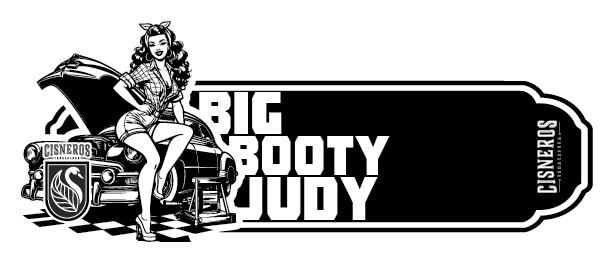 Big Booty Judy cigar artwork